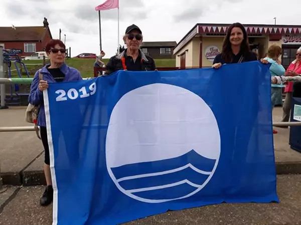 Some of the Swale Beach Cleaning Team